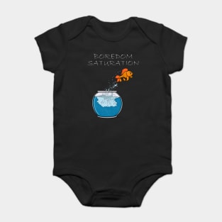 GOLDFISH BOREDOM SATURATION Baby Bodysuit